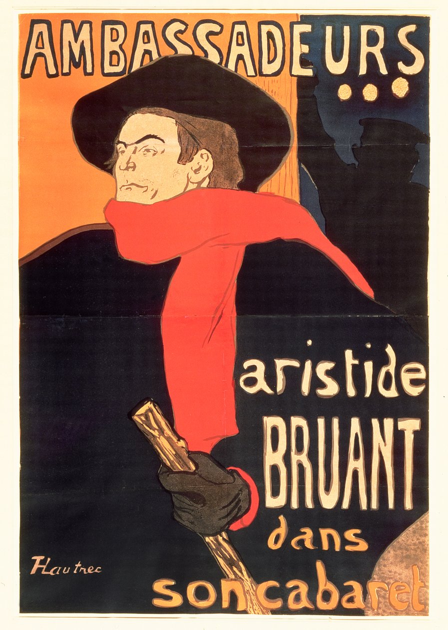 大使：アリスティド・ブラント、1892 作： アンリ・ド・トゥールーズ・ロートレック