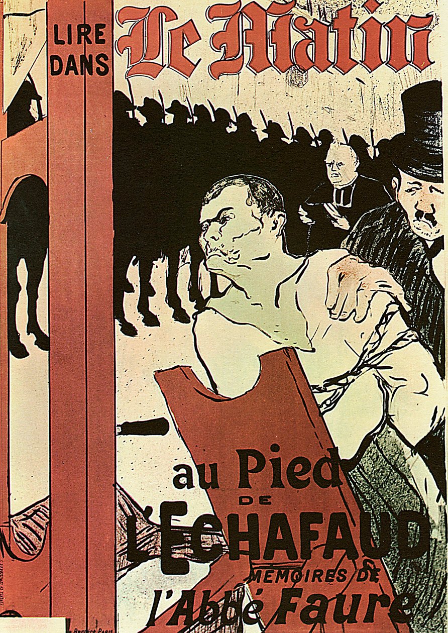 1893年、エシャフォーのふもとに。 作： アンリ・ド・トゥールーズ・ロートレック