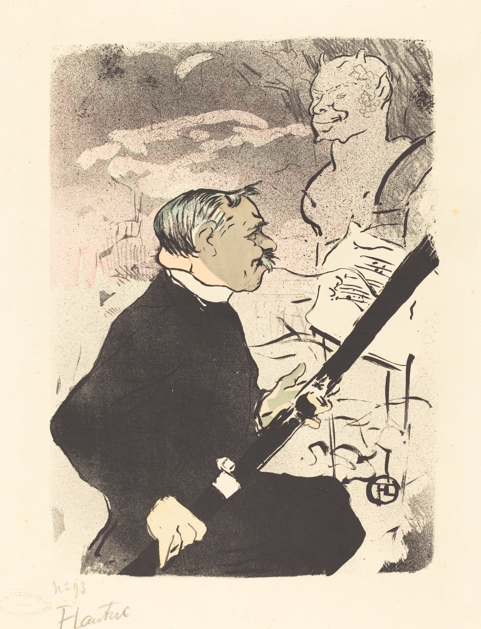 For You Pour toi!..., 1893. 作： アンリ・ド・トゥールーズ・ロートレック