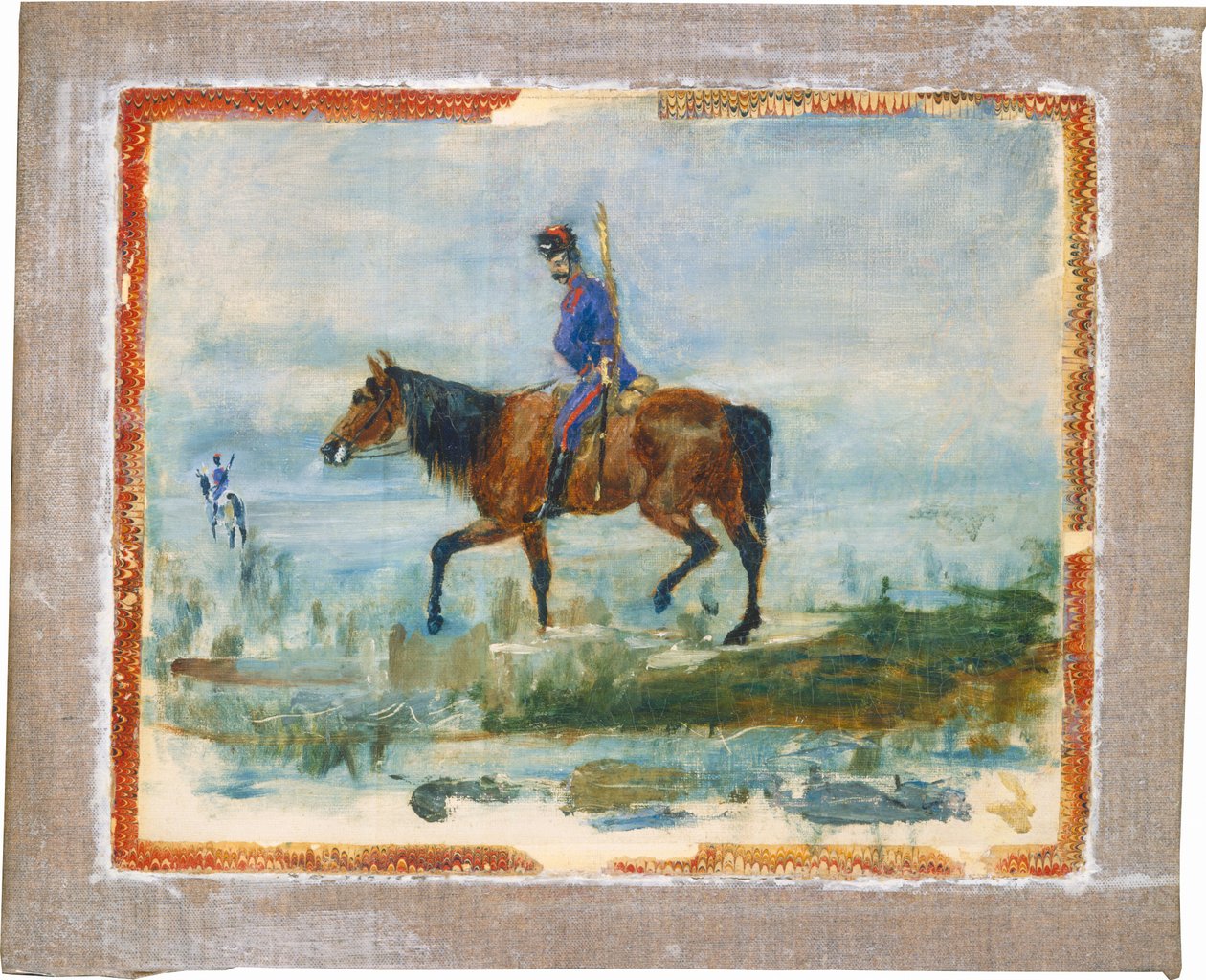 ハサーズ、1878年。 作： アンリ・ド・トゥールーズ・ロートレック