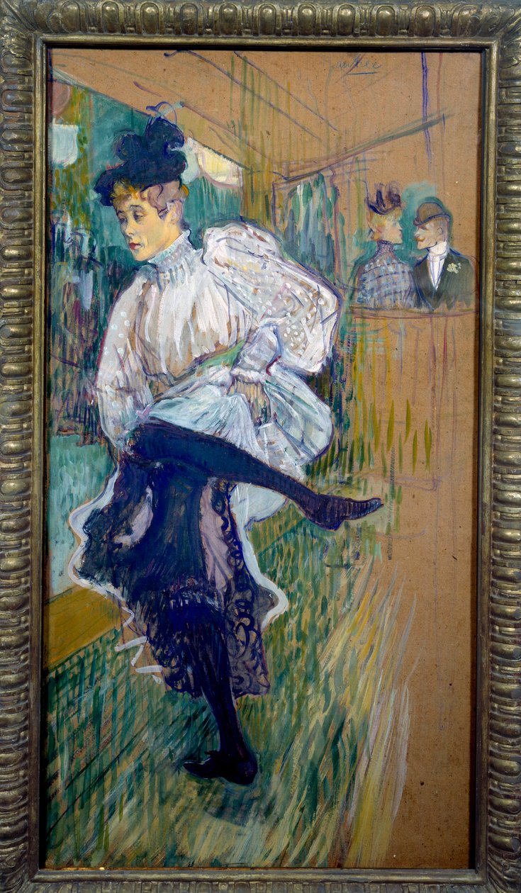 踊るジェーン・アヴリル ジェーン・アヴリル（1868-1943）はムーラン