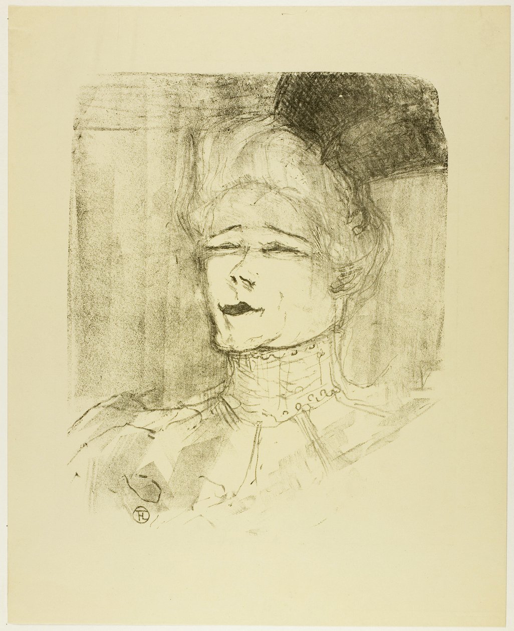 Treize Lithographys の Jeanne Granier 作： アンリ・ド・トゥールーズ・ロートレック