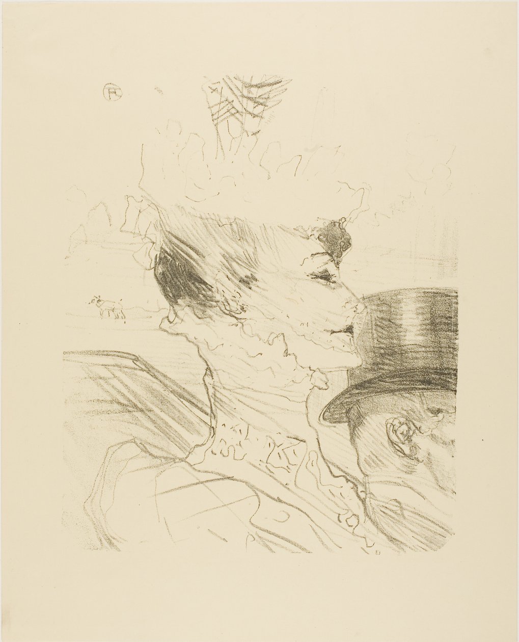 Treize Lithographies の Louise Balthy 作： アンリ・ド・トゥールーズ・ロートレック