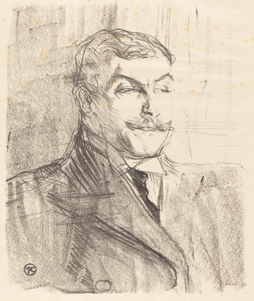 ルシアン・ギトリ、1896年。 作： アンリ・ド・トゥールーズ・ロートレック