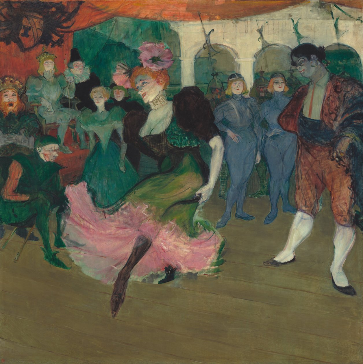 キルペリックでボレロを踊るマルセル・レンダー、1895-1896年。 作： アンリ・ド・トゥールーズ・ロートレック