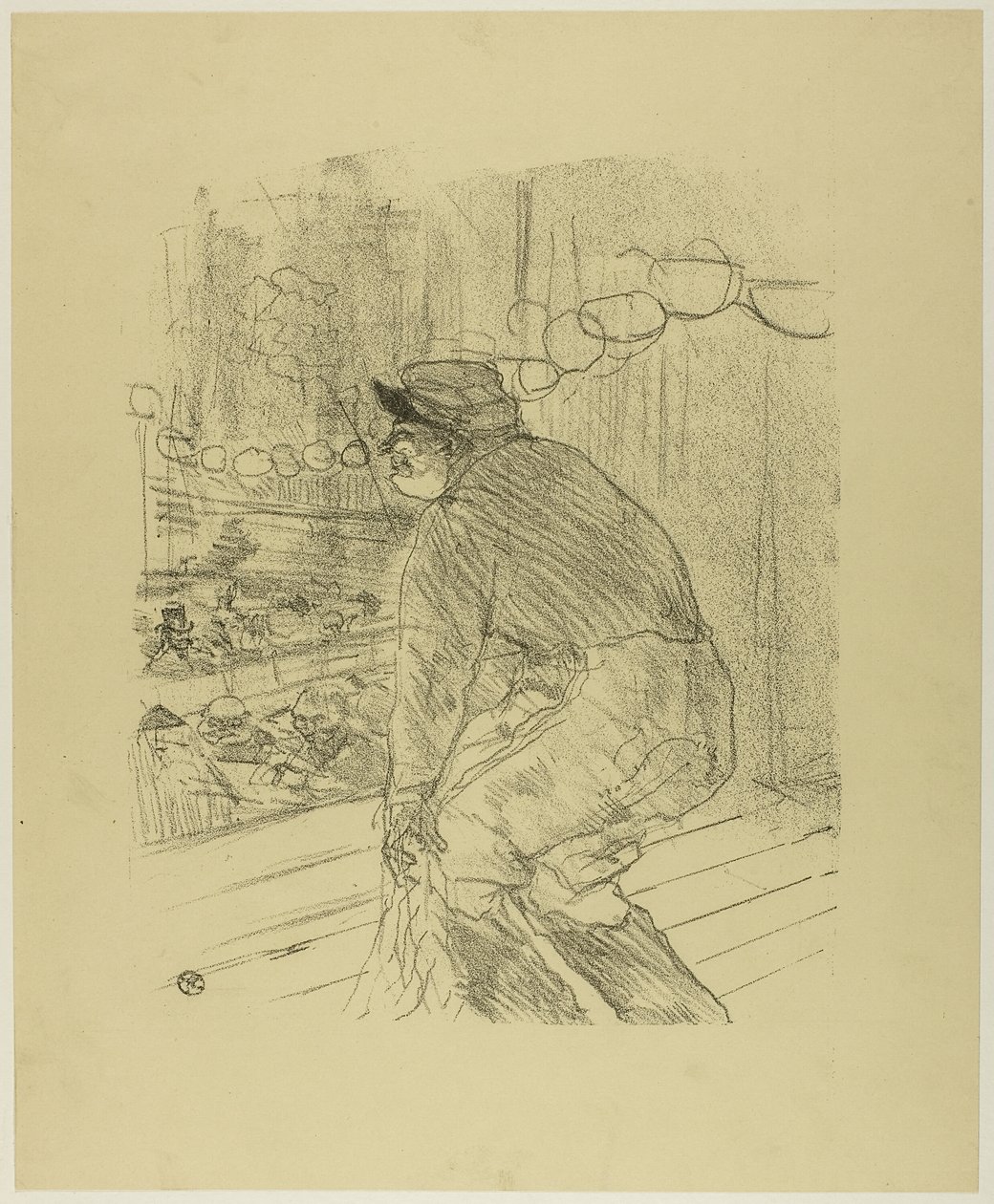 Treize Lithographys の Polin 作： アンリ・ド・トゥールーズ・ロートレック