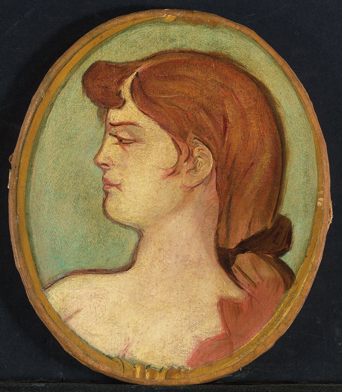 Rue d "Amboise House、1892年の女性の肖像 作： アンリ・ド・トゥールーズ・ロートレック