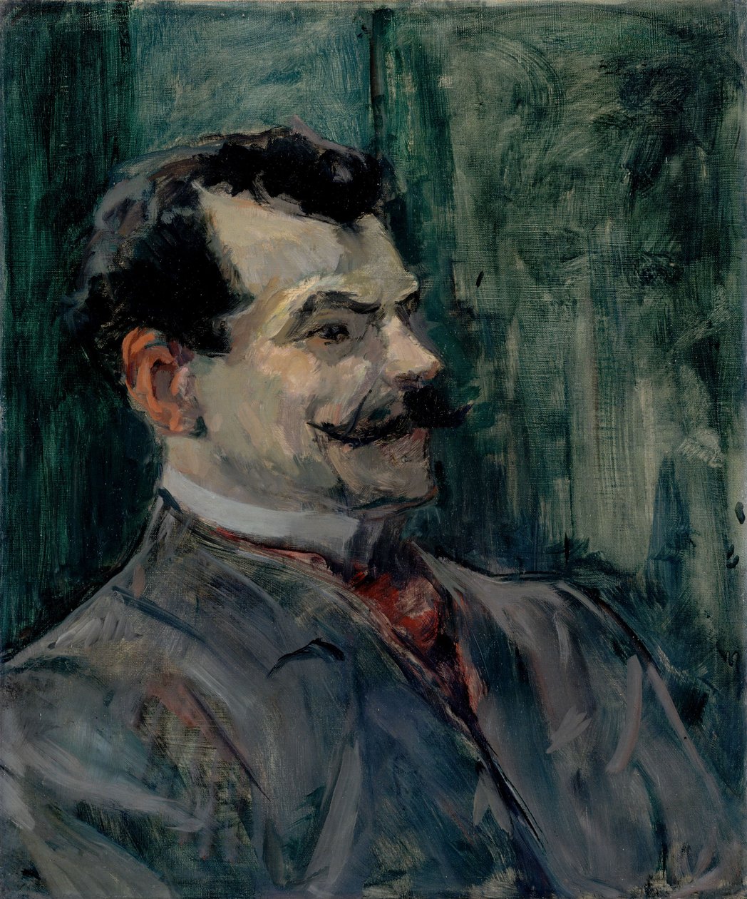 アンドレ・リヴォワール1872-1930の肖像 作： アンリ・ド・トゥールーズ・ロートレック