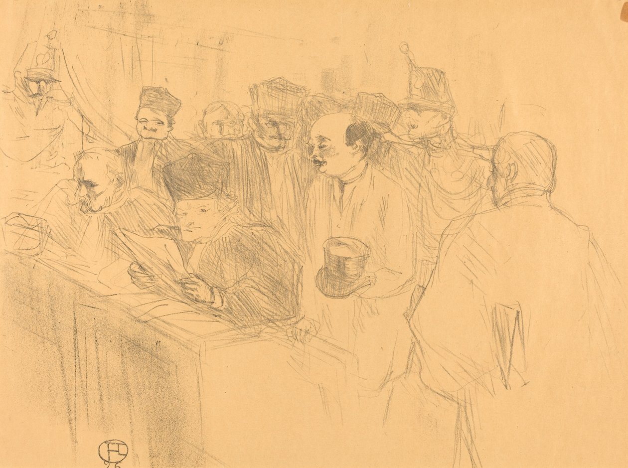 Soudais Deposition Soudais Deposition、1896 年。 作： アンリ・ド・トゥールーズ・ロートレック
