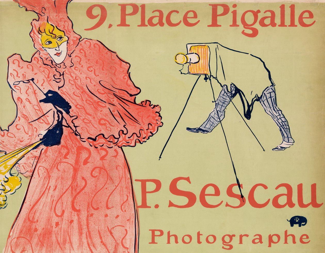 写真家セスカウ 写真家セスカウ, 1894., 1894. 作： アンリ・ド・トゥールーズ・ロートレック