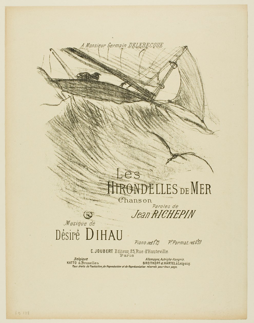 The Sea Swallows, from Mélodies de Désiré Dihau   1293274   ja       japanese Successfully Translated  Original: Christ among the Doctors, 1515. Translat: Christ among the Doctors, 1515. 1200724 ja japanese Successfully Translated Original: Double Cartouch 作： アンリ・ド・トゥールーズ・ロートレック