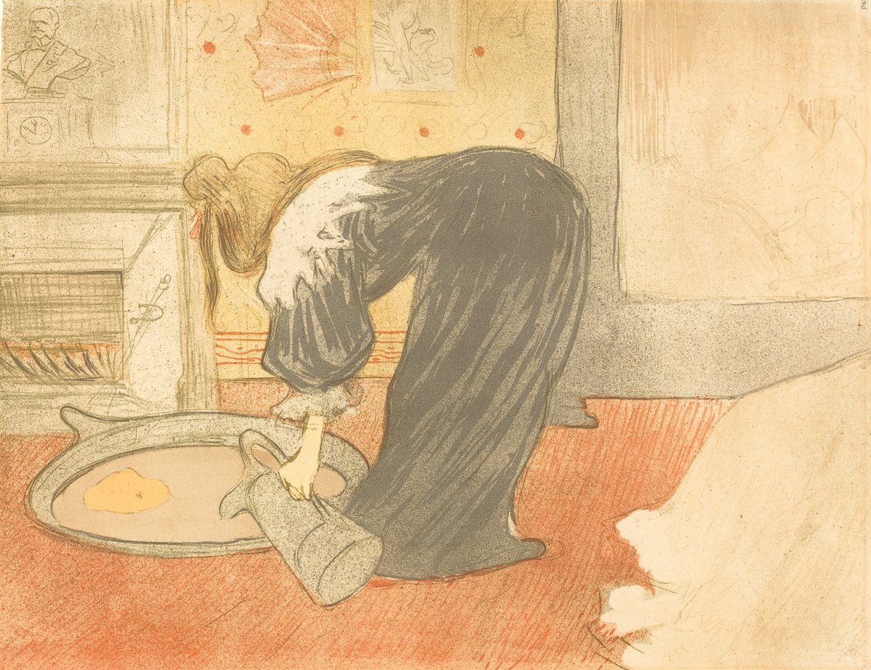 Tub Femme au Tubの女性、1896年。 作： アンリ・ド・トゥールーズ・ロートレック