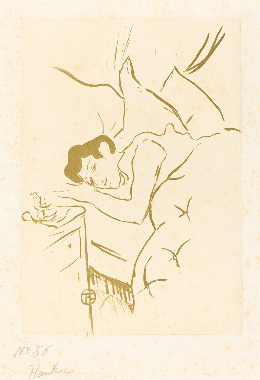 Your Mouth Ta bouche、1893 年。 作： アンリ・ド・トゥールーズ・ロートレック