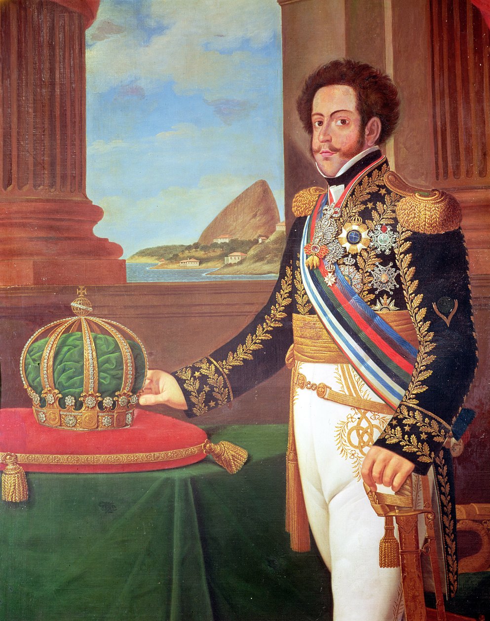 ペドロ1世（1798〜1834年）、1825年のブラジル皇帝 作： エンリケ・ホセ・ダ・シルバ