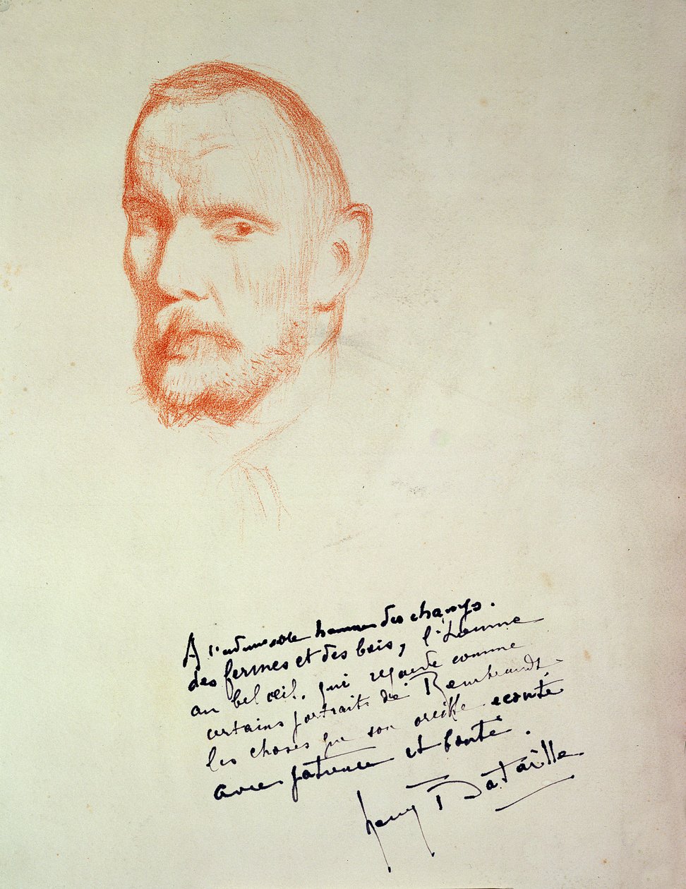 Jules Renard（1864-1910）from &39;Tetes et Pensees&39; 1901 作： ヘンリー・バタイユ