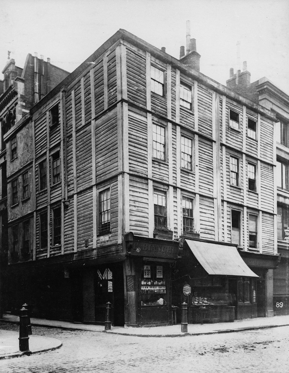 フォアストリートとミルトンストリートの角、1884年頃 作： ヘンリー・ディクソン