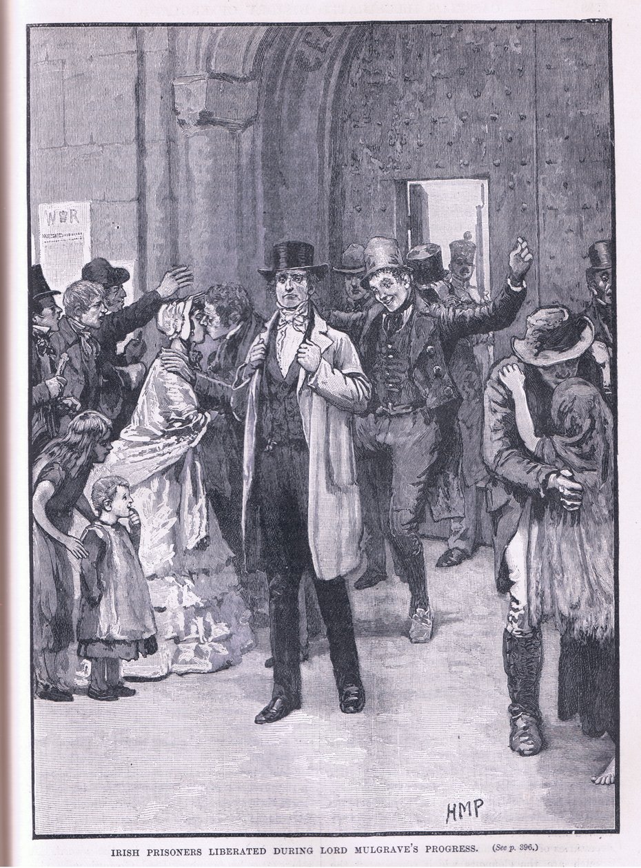 マルグレイヴ卿の進歩AD 1836の間に解放されたアイルランドの囚人 作： ヘンリー・マリオット・パジェット