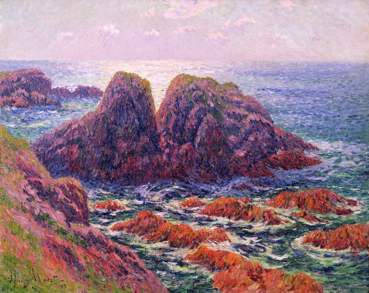 1899年のフィニステーレの海 作： ヘンリー・モレ