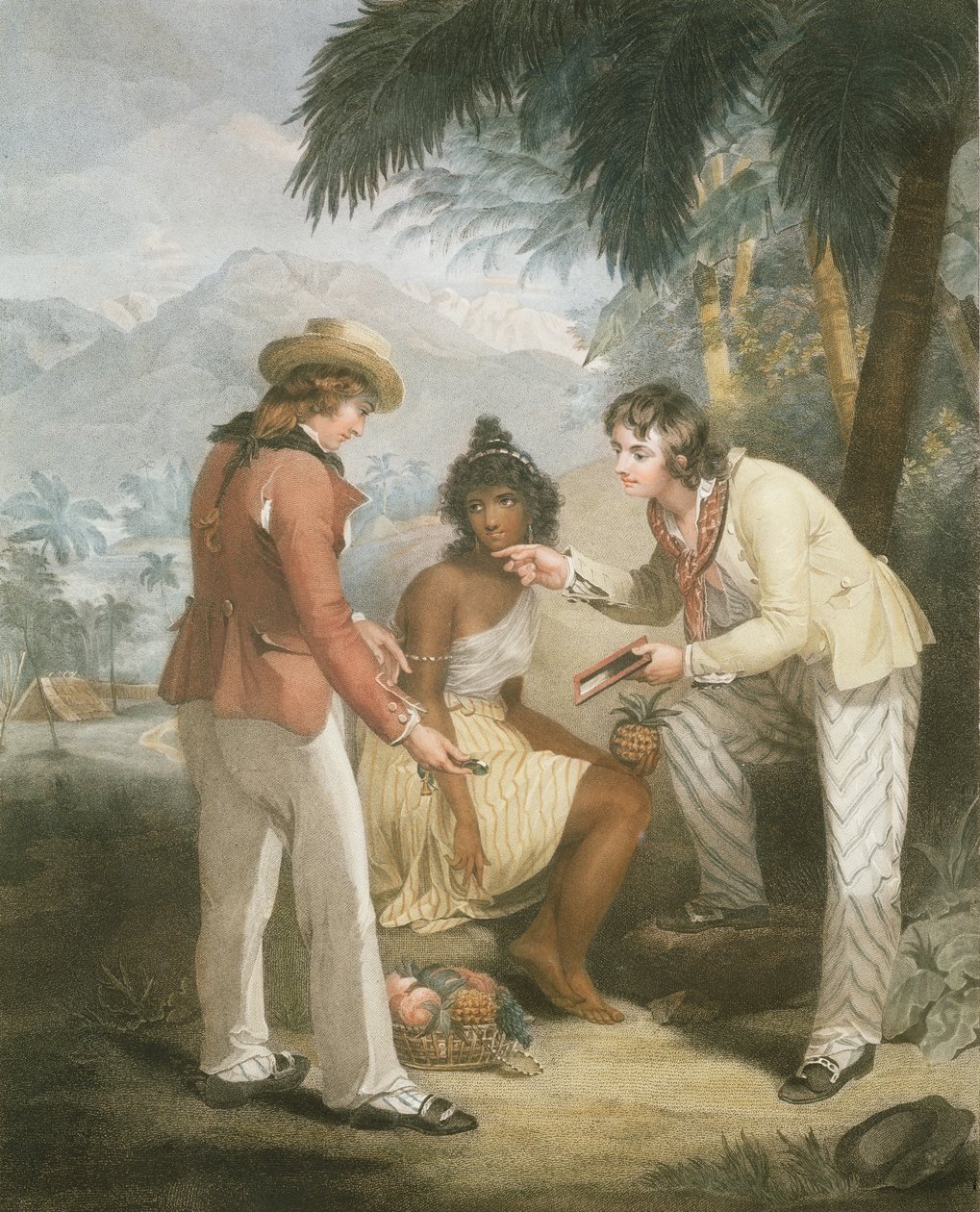 インドの希少性、刻印、パブ。チャールズナイト（1743-c.1826）、1794（点描彫刻）（125540ペア） 作： ヘンリーシングルトン