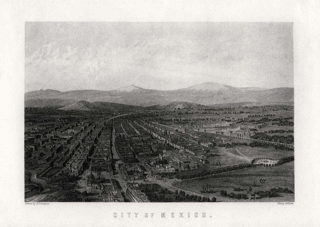 メキシコ市、1883 作： ヘンリー・アドラード