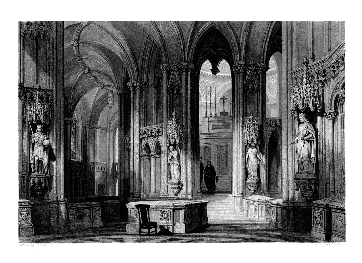 オルレアン一家の霊廟、ドルー礼拝堂、フランス、1875 作： ヘンリー・アドラード