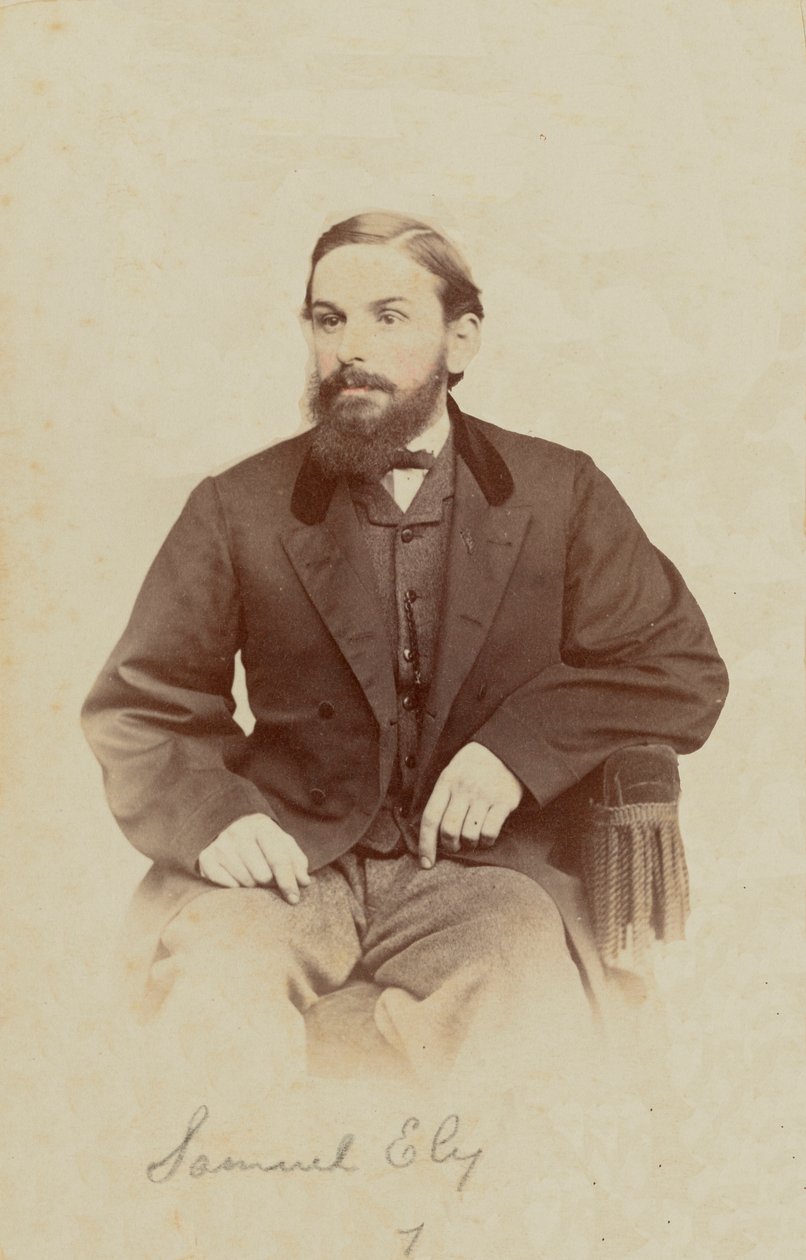 サミュエル・イーリーの肖像画、1862～1869年。 作： ヘンリーC.フィリップス
