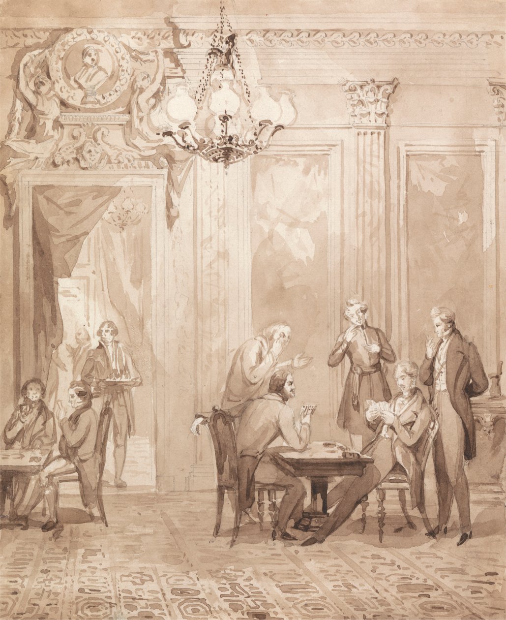 The Life of a Nobleman: Scene the Fifth - The Gambling House 作： ヘンリー・ドー