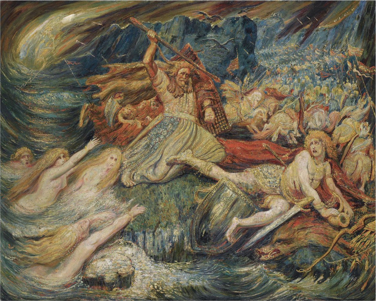 ジークフリートの死、1899 年 作： アンリ・ド・グルー