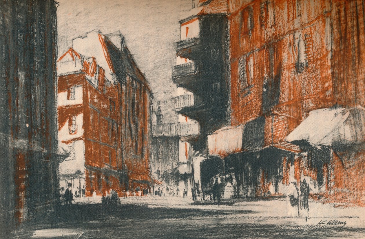 これらの異国的な通り、c1927、1927 作： ヘンリー・フランクス・ウォーリング
