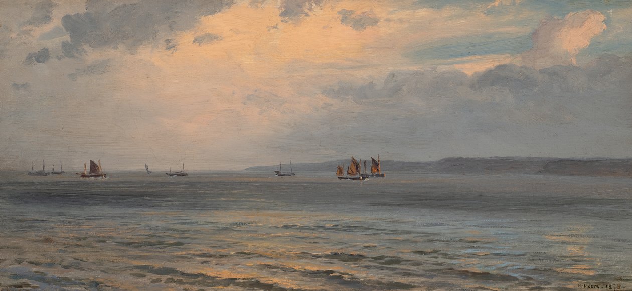 海景（キャンバスに油彩） 作： ヘンリー・ムーア