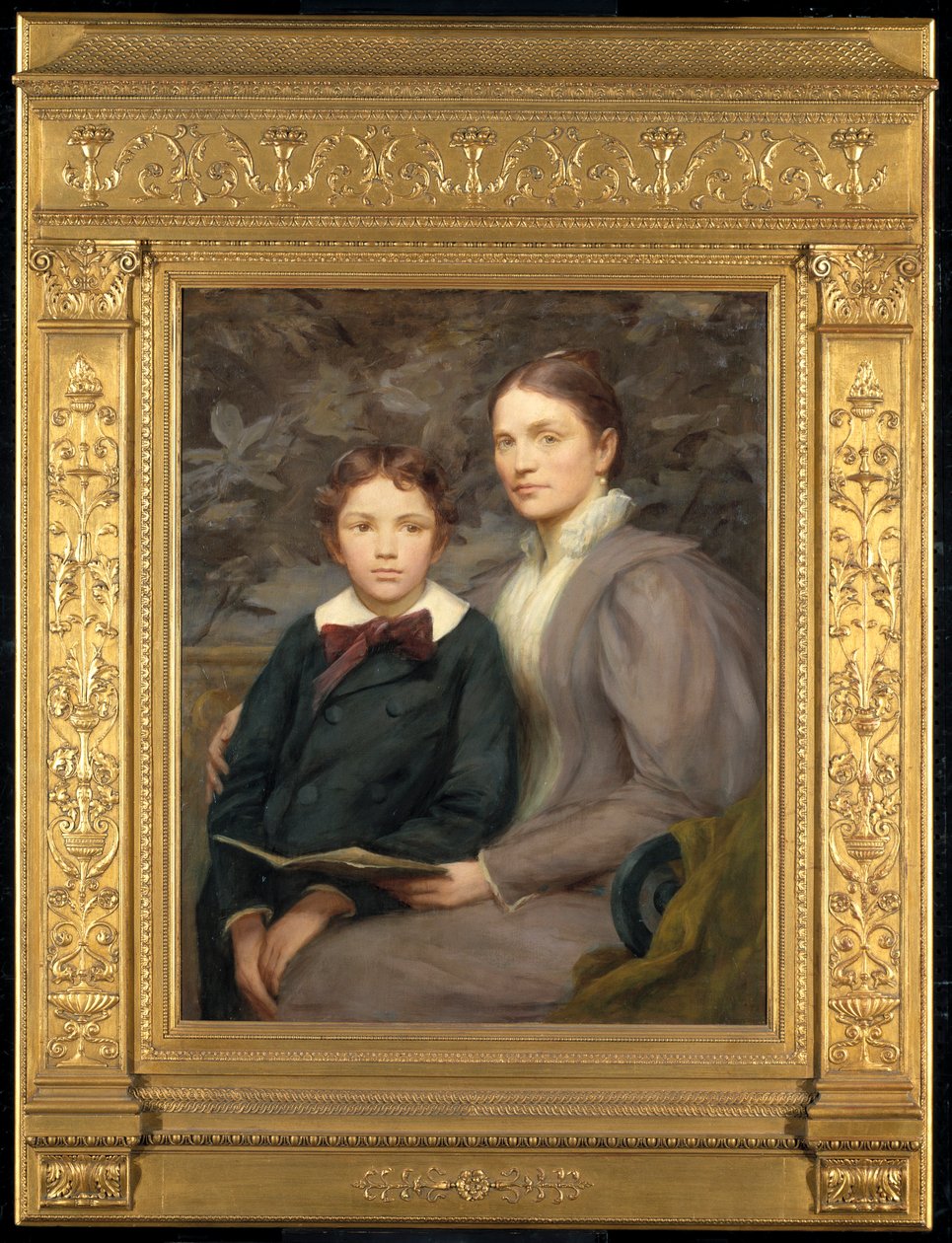 ウィリアム・T・エヴァンス夫人とその息子、1895年。 作： ヘンリー・オリバー・ウォーカー