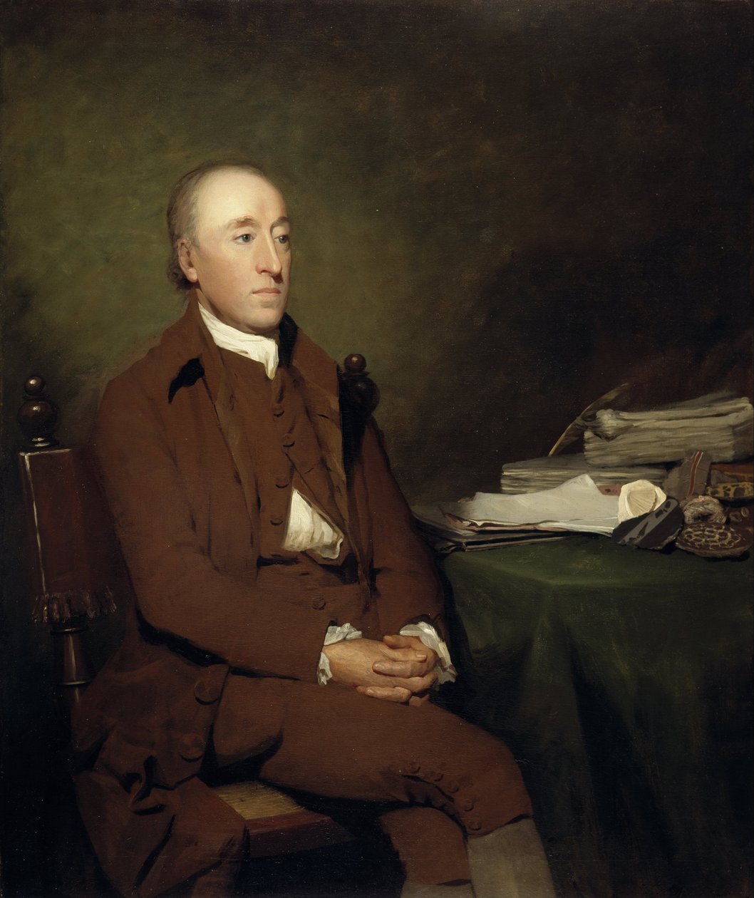 ジェームズ・ハットン、1726年 - 1797年。地質学者 作： ヘンリー・レイバーン