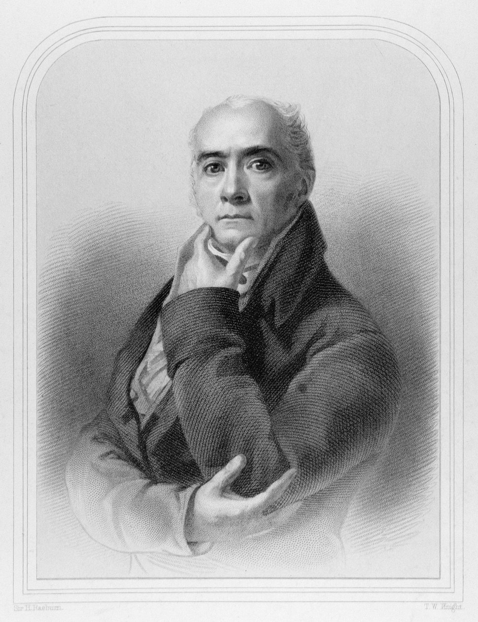 TWナイトが彫刻したヘンリーレイバーン卿（1756-1823）の肖像（68024も参照） 作： ヘンリー・レイバーン