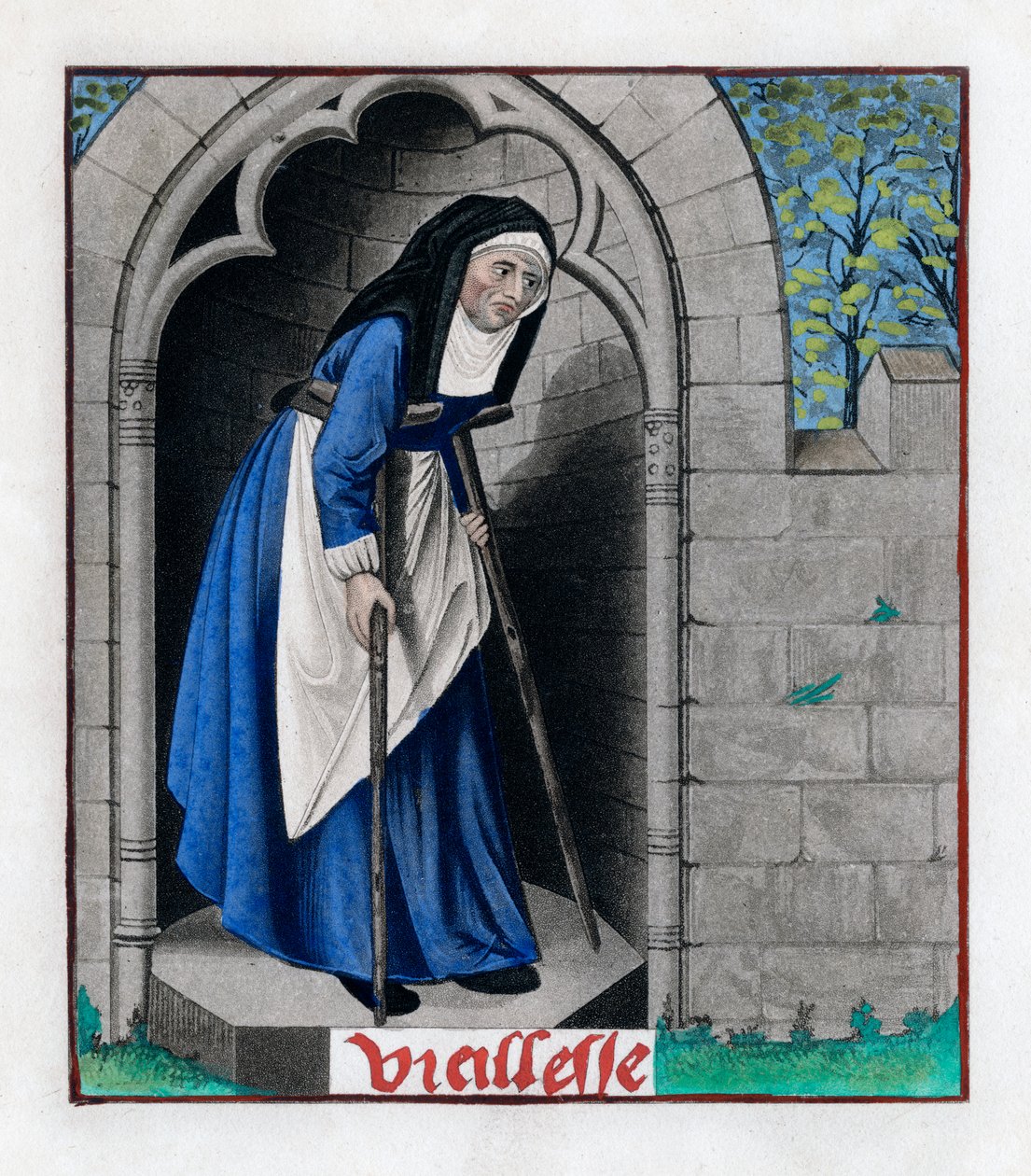 老齢、c1480、1843。 作： ヘンリー・ショー