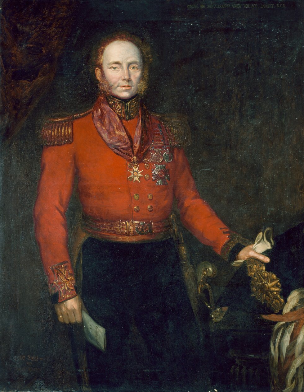 ジョンアレクサンダーダンロップアグニューウォレス少佐（c.1775-1857）1835 作： ハーバート・シドニー