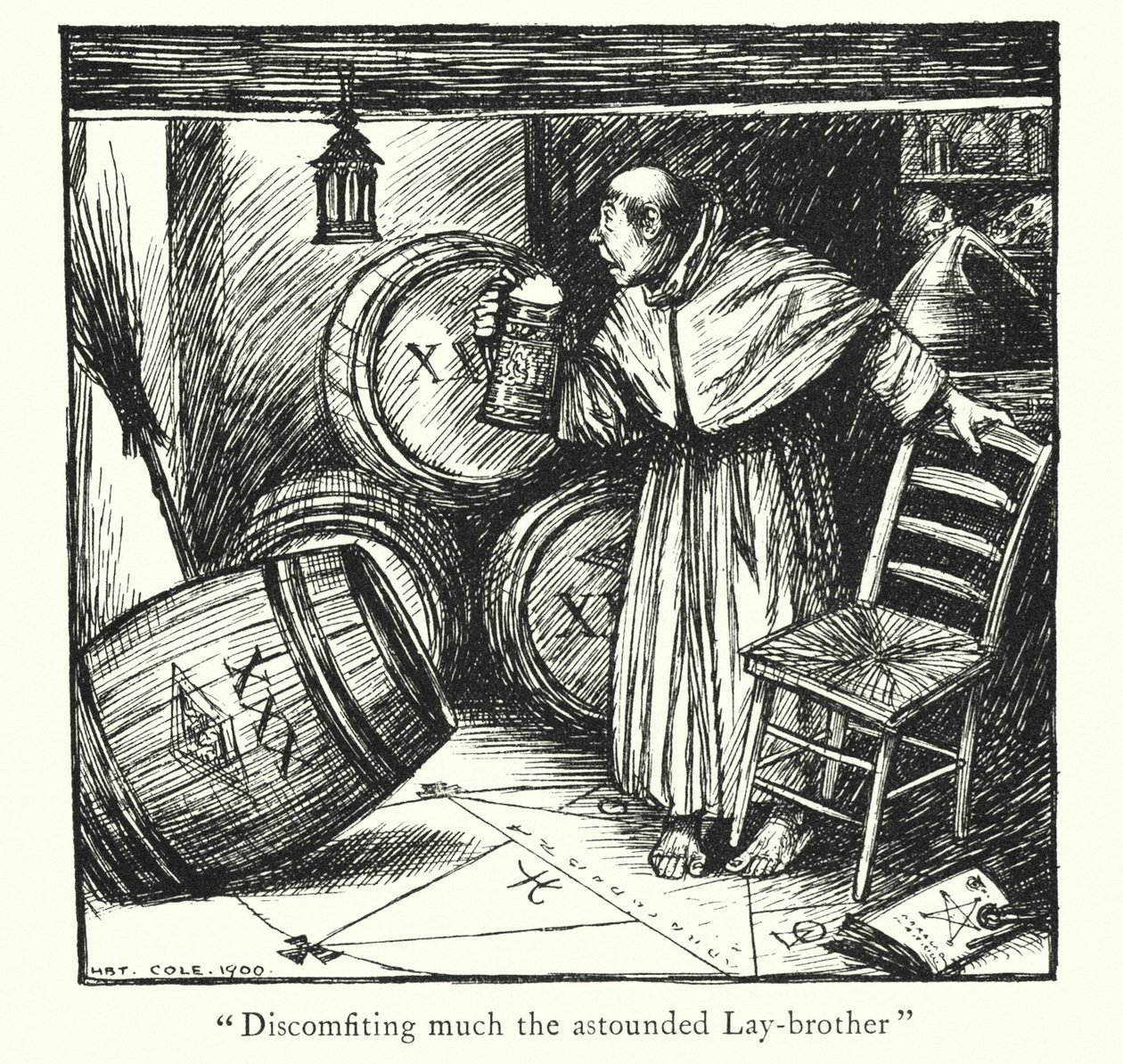 インゴルズビー伝説聖ダンスタンの詩（リトグラフ） 作： ハーバート・コール