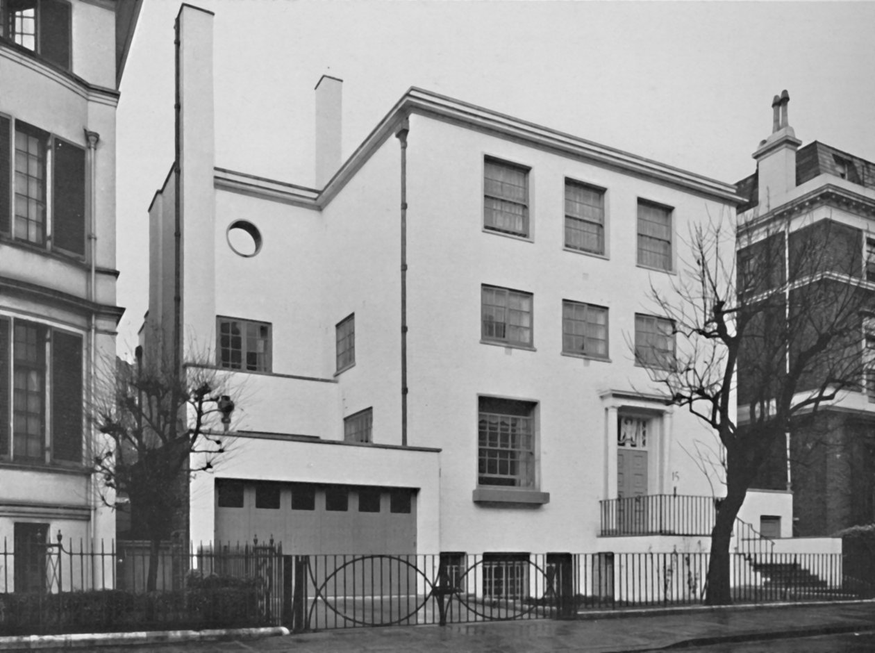 外観-Denys Lowson、Esq。、Upper Phillimore Gardens、ロンドン、1939年の家 作： ハーバート・フェルトン