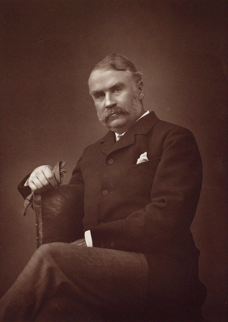サー・ウィリアム・シュウェンク・ギルバートの肖像 1836-1911. 作： ハーバートローズバロー