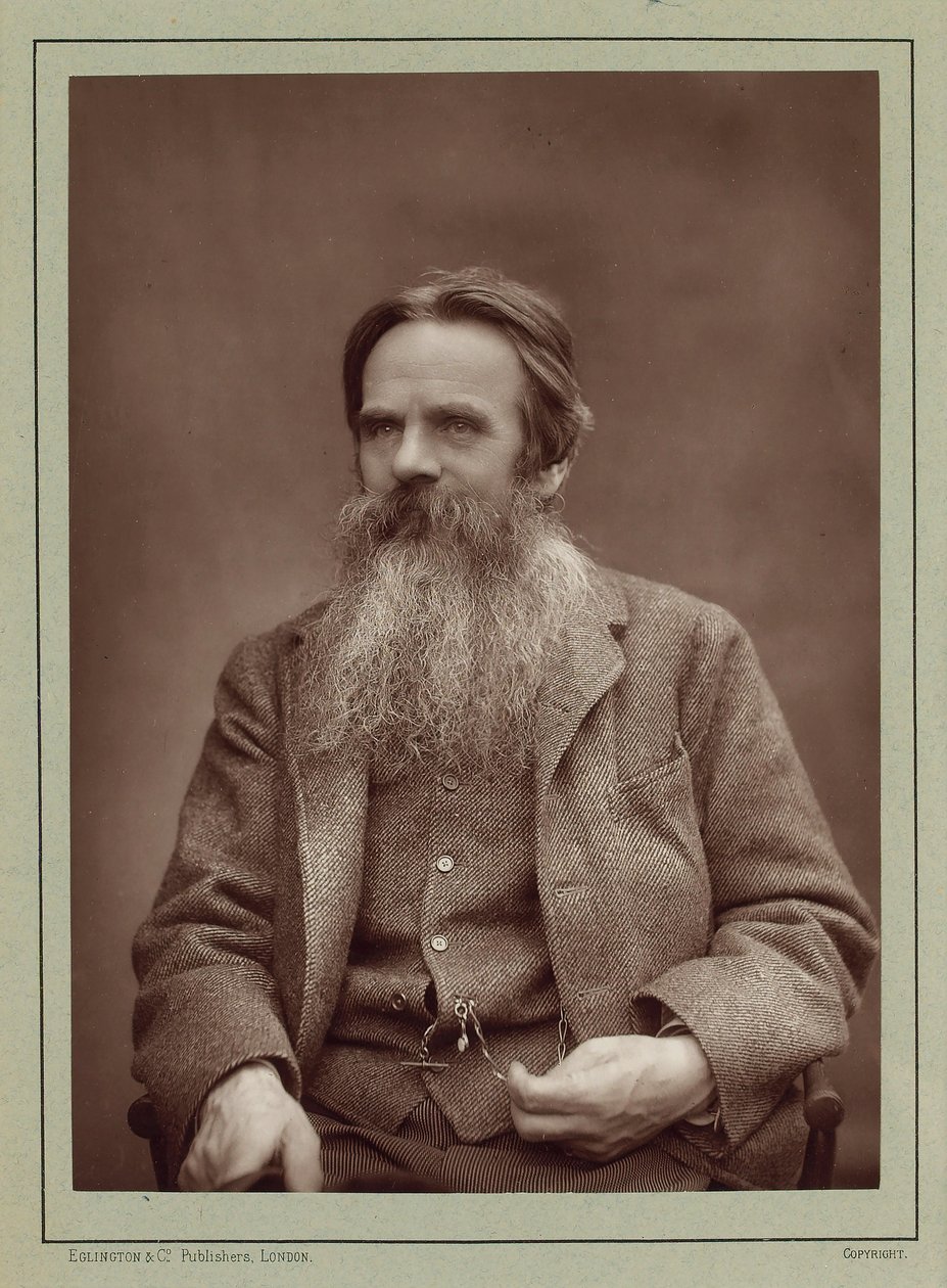 画家ウィリアム・ホルマン・ハント（William Holman Hunt）1827-1910年（1885年頃）の肖像。 作： ハーバートローズバロー