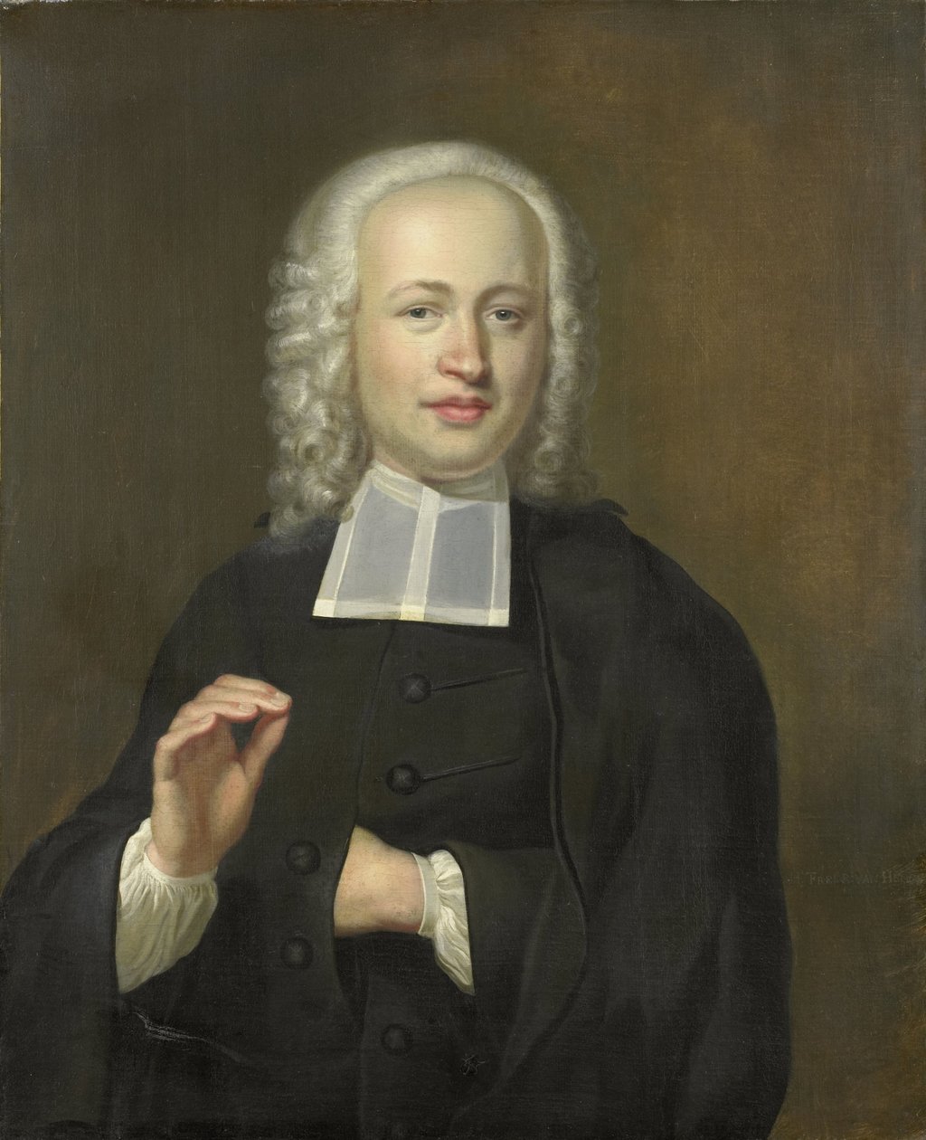 Justus Tjeenk (1730-82)、Zeeuws Genootschap (Zeeland Society) の創設者の 1 人、フリシンゲンの大臣 作： ハーマンフレドリックヴァンヘンゲル