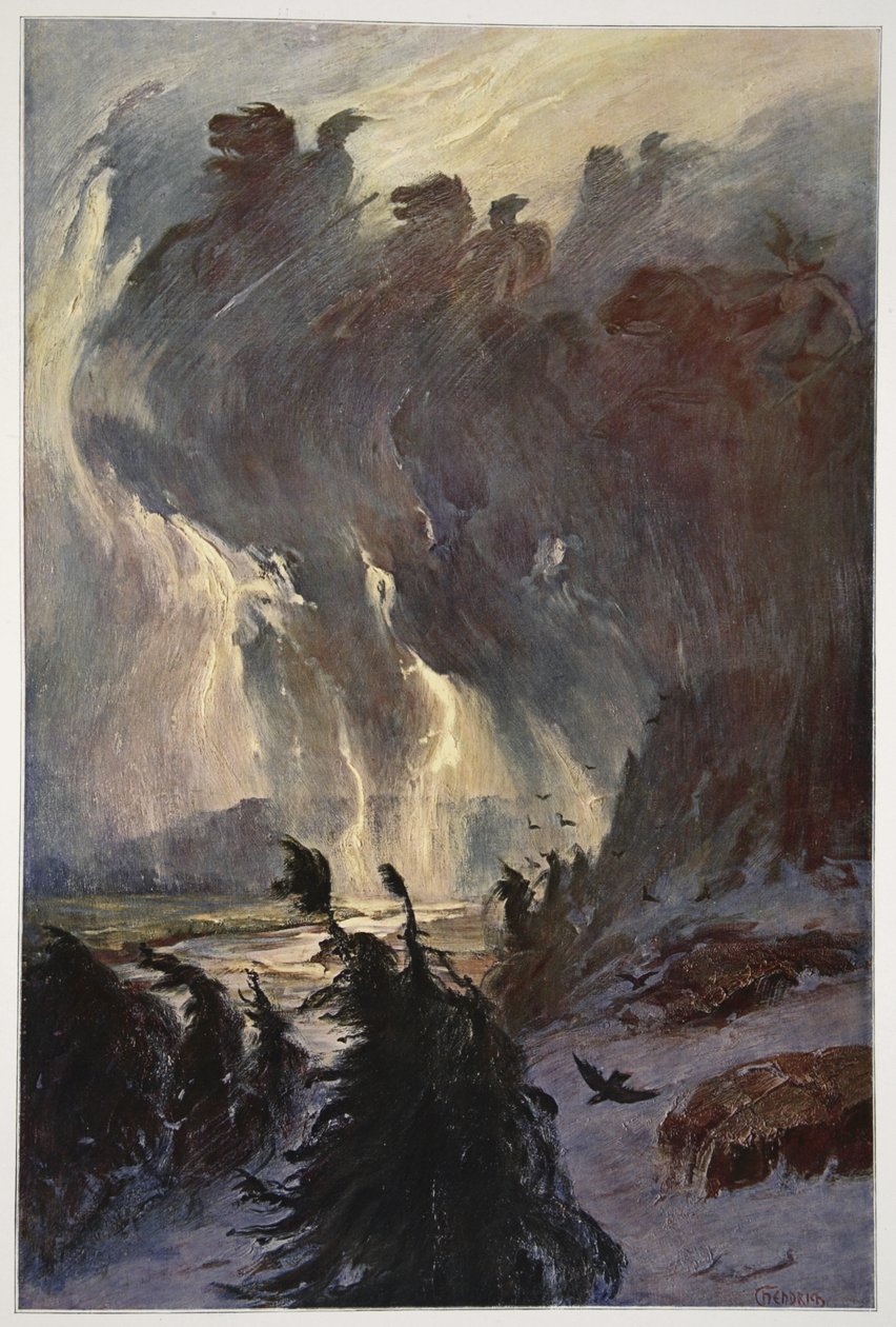ヴァルキリーの騎士、1906 作： ハーマン・ヘンドリッヒ