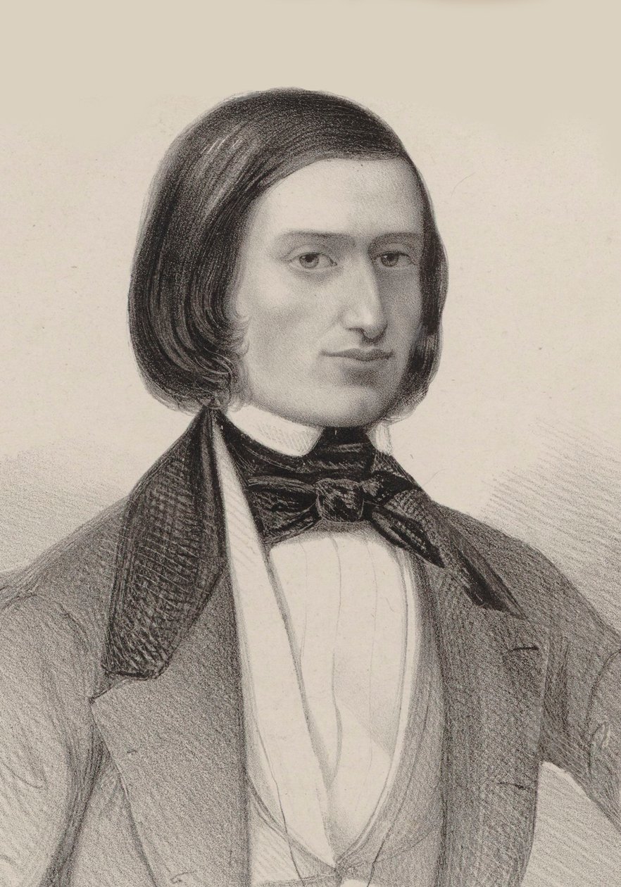 ジャック・オッフェンバッハの肖像 1819-1880, 1846. 作： ヘルマンラウンハイム