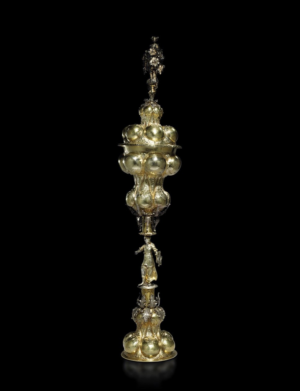 メディンゲンミネルバカップ、1650年頃（シルバー＆ヴェルメイユ） 作： ヒンリッヒ・オームセン
