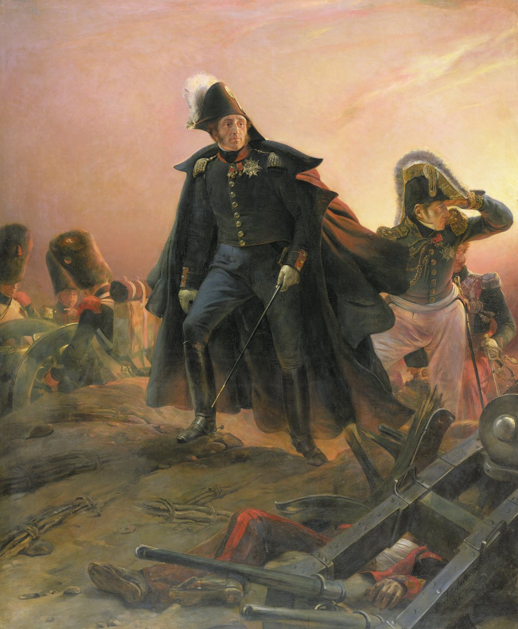 1823年8月31日、トロカデロ捕獲時のアングレーム公 作： ヒポリットデラロッシュ