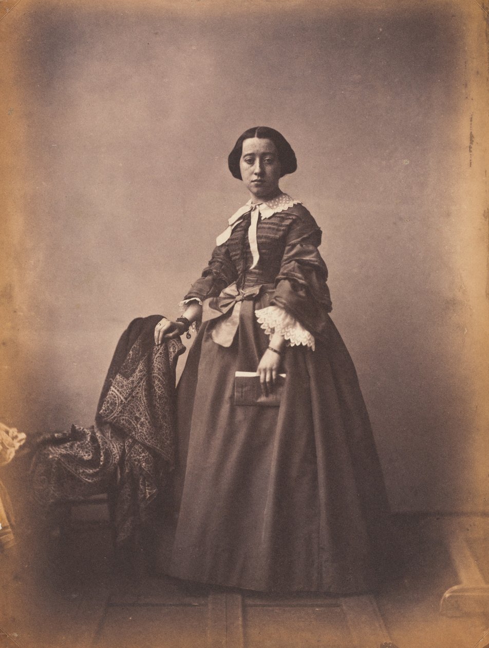 Georgina, morte à 20 ans（20歳で死んだジョージナ）,c.1852年（写真） 作： ヒポリットバイヤード