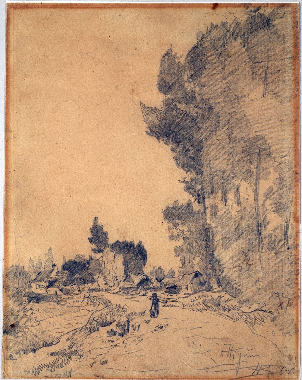 Landschaft in Ottignies 作： ヒポリテ・ブーランジェ