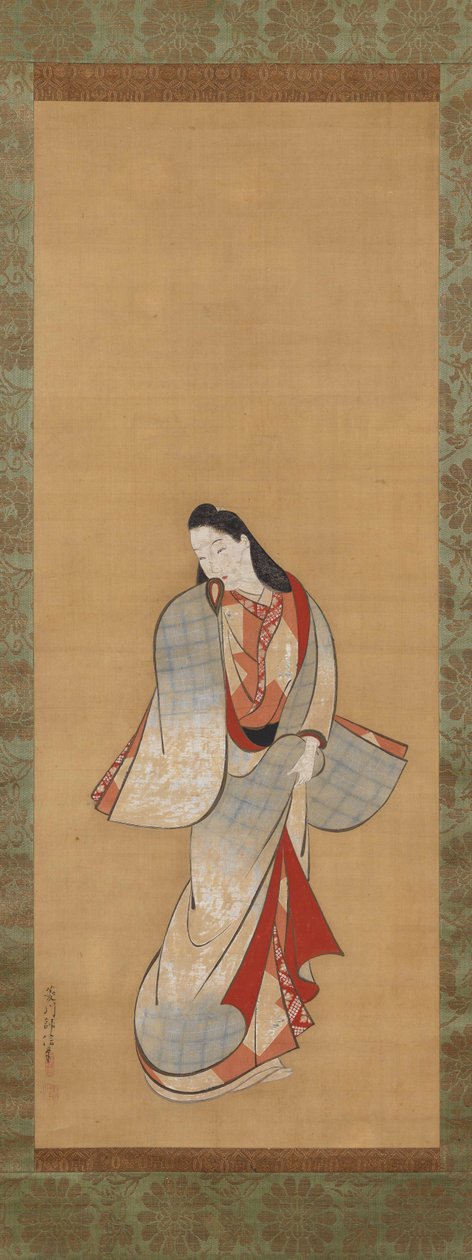 Stehende Schönheit 作： 菱川師宣