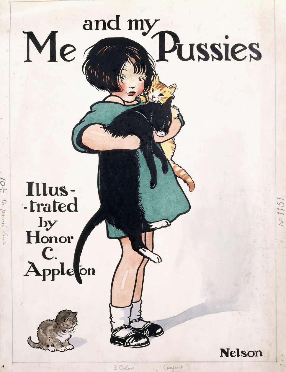 Me and my Pussiesの表紙デザイン 作： オナー・シャーロット・アップルトン