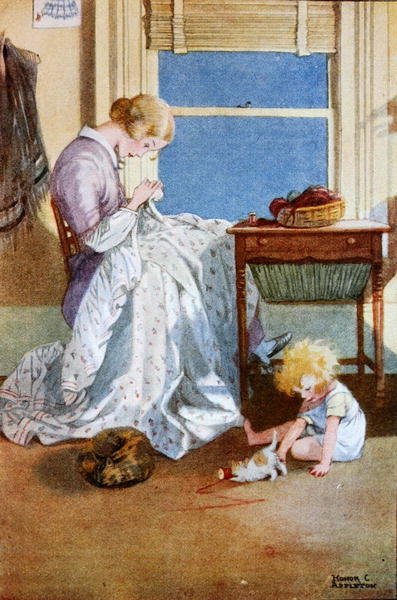 M.G.Edgar と Eric Chilman が選んだ「A Treasury of Verse for School and Home」のイラスト (カラー リソ) 作： オナー・シャーロット・アップルトン