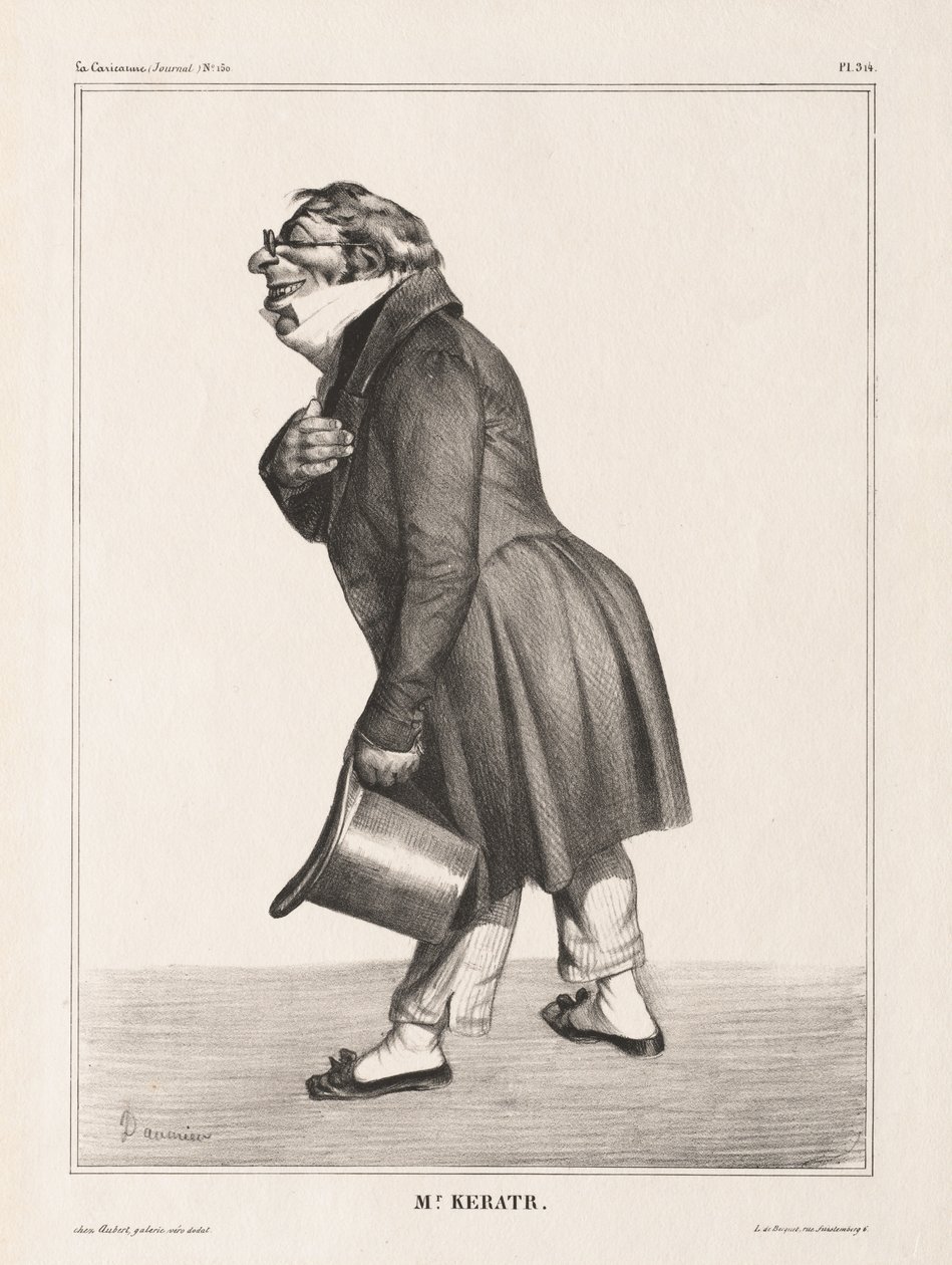 La Caricature, Pl. 314, Comte de. ケラトリー 作： オノレ・ドーミエ